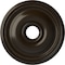 Ekena Millwork Bradford Ceiling Medallion (Canopies up to 4 3/8"), 18 1/8"OD x 3 3/4"ID x 1 1/8"P, Stone Hearth CM18BRSHF - alternate 1
